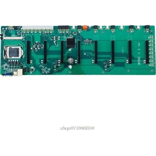 8PCI-E Professional Mining BTC B85 Desktop Motherboard B85 LGA 1150 Pin CPU DDR3 SATA3 USB3.0 Large Span 65mm M25 21 Dropship