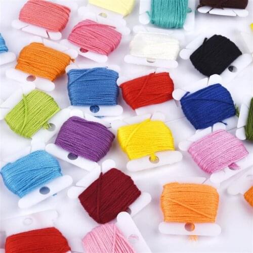 Multicolor Embroidery Sewing Thread Cross Stitch Threads With Thread Board Hand Sewing Craft DIY Sewing Tool 24/36/50/80/100pcs