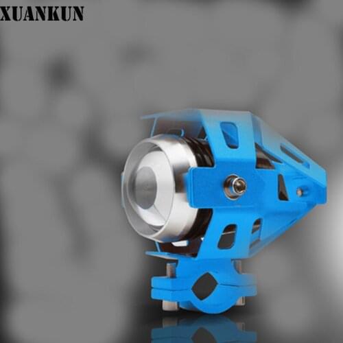 XUANKUN Electric Motorcycle Modified Headlamps LED Spotlight U5 Spotlight Flash