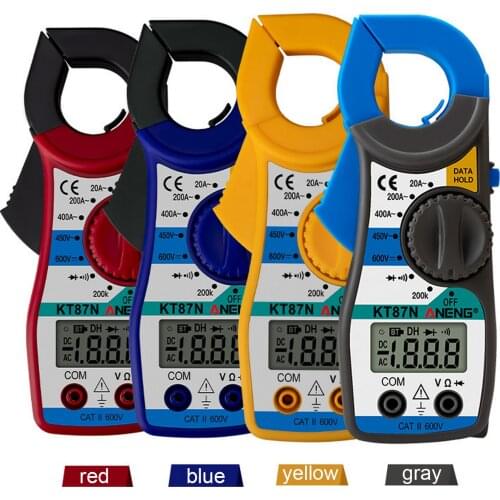 ANENG Clamp Multimeter Clamp Voltage Ammeter Switch Buzzer Resistance Voltage Measurement Portable Multifunction