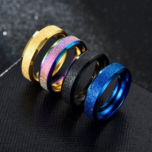 MixMax 36pcs Mens Womens Ring Fashion Stainless Steel Jewelry 6MM Bands Wholesale Lot Brand New