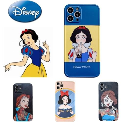 Disney Princess Snow White Soft Phone Case for IPhone 12 11 Pro Max X XR Xs 7 8 Plus Cartoon Silicone Back Cover Shipping Free
