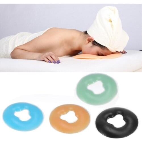 Soft Silicone SPA Massager U Pillow Permanent Makeup Tattoo Lying Pillow Beauty Skin Care Overlay Face Relax Cradle Cushion Pad