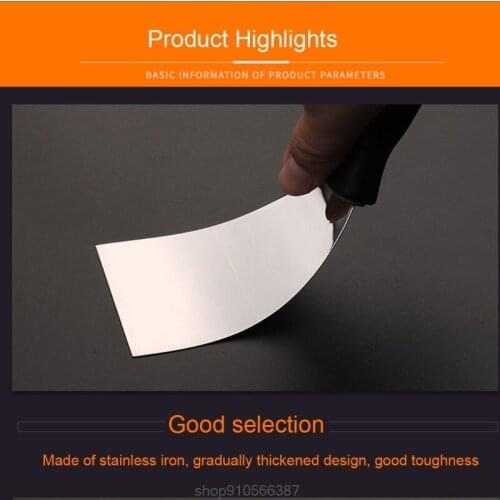 6 Pcs Putty Knives Set Scrapers and Filling Knives Cement Shovel Blade with Anti-slip Plastic Handle DIY