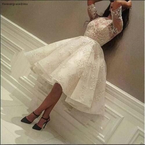 New Arrival Lace Half Sleeves Cocktail Dress Arabian Fashion Designer Formal Evening Party Gown Custom Made Plus Size