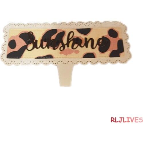 Sunglasses Gift Tag Metal Cutting Dies Stencils for DIY Scrapbooking photo album Decorative Embossing DIY Paper Cards