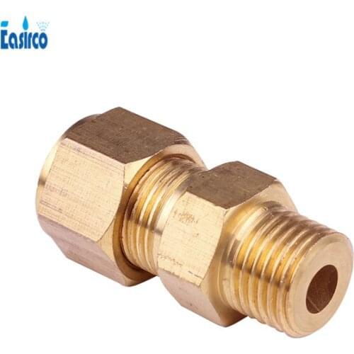 Factory direct (5pcs per pack) 1/4'' MALE THREAD transformer FOR 8MM TUBE. Tranform male connector