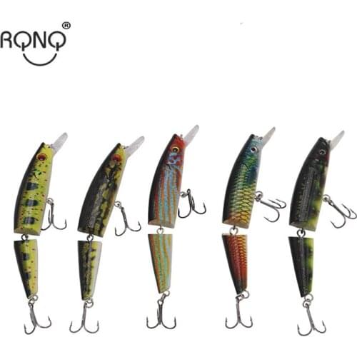 RQNQ artificial multistage swimming style lifelike decoy pike 14cm 21.7g crank bait fishing