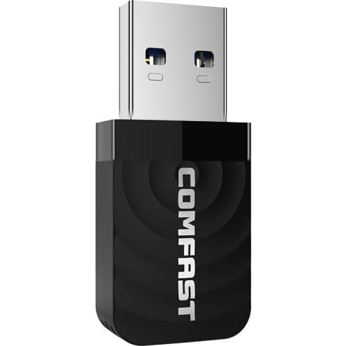Comfast CF-812AC Wifi Ethernet USB 3.0 Network card 1300Mbps 2.4G&5.8G 802.11 a/b/n/g/ac Wifi extender USB wifi Adapter antenna