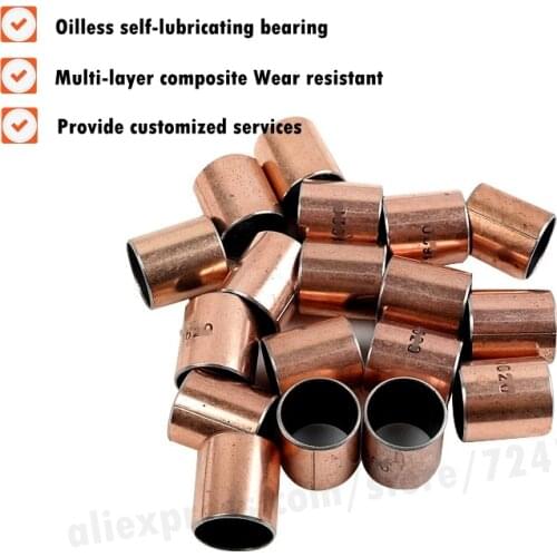 SF-1 2030 2035 2040 2210 2212 2215 2220 2225 SF1 SF1- SF Self Lubricating Composite Bearing Bushing Sleeve Oil free Sliding
