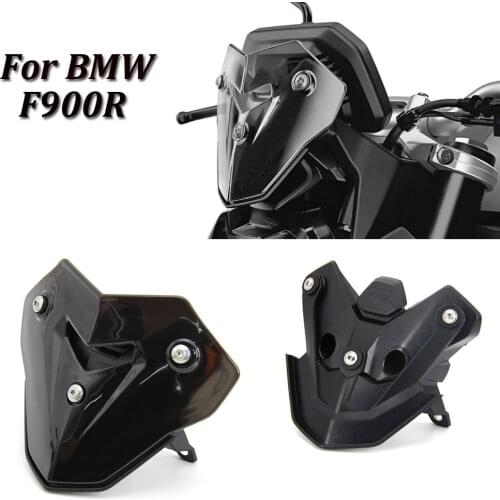 Motorcycle Sports WindScreen Windshield Viser VIsor Wind Deflectors With Mounting Bracket Fits For BMW F900R F 900R F900 R