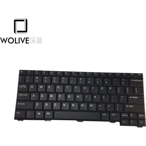 Wolive 90% New Laptop US Layout Keyboard FOR Dell Latitude 2100 2110 2120 83 Black ZM1 CN-0U041P-70070