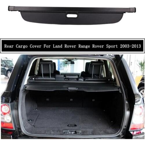 Rear Cargo Cover For Land Rover Range Rover Sport 2003-2013 Partition Curtain Screen Shade Trunk Security Shield Accessories