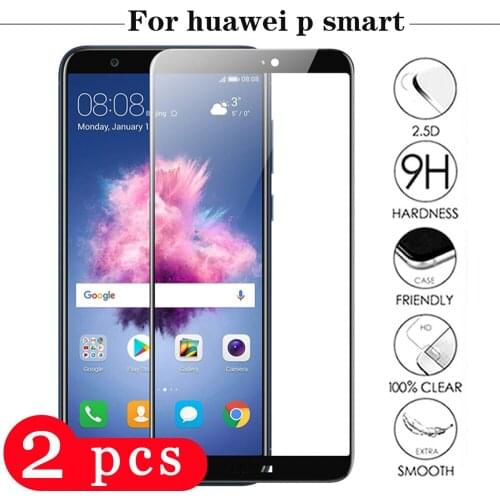 2Pcs for huawei p smart 2018 plus 2019 tempered glass protective film phone screen protector p smart Z on the glass smartphone