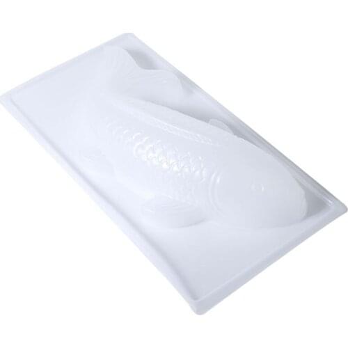 3D Koi Fish Plastic Cake Chocolate Mould Jelly Handmade Sugarcraft Mold DIY