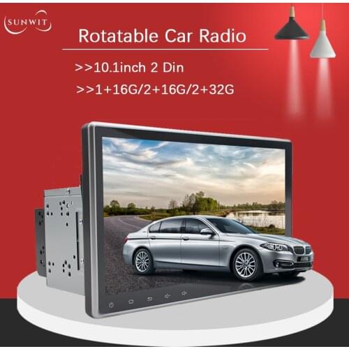 2Din 10.1''Android10 Universal Rotatable Stereo Car Radio Multimedia Player Car GPS Autoradio For Volkswagen Nissan Hyundai Kia