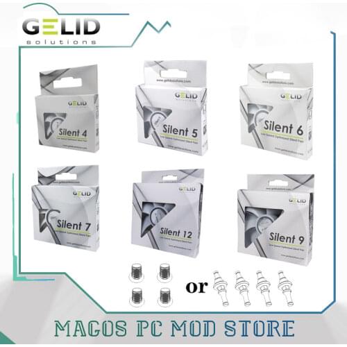 GELID Silent Computer Case MOD PC Parts 90/120/140mm Quiet RGB PWM Fan CPU Cooler Radiator Cooler Fan