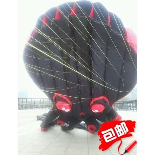 Huge kite bar plage ripstop nylon 3D soft large kites flying toys capricorn big octopus inflatable kite cerf volant kiting beach