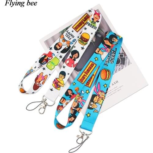 Flyingbee Women And Men Phone Lanyards Cute Keychains Lanyard For Keys Badge ID Cards Holders Chain Phone Rope X1006