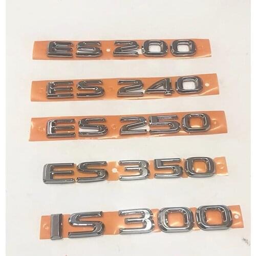 Suitable for lexus letter English LOGO body post number tail cover letters ES350ES240IS300LEXUS silver plating technology produc