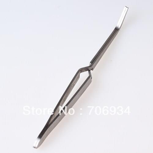 Tools Hands Curved Tweezes Stainless Steel rhinestone picker 1pcs/bag Nail Art Rhinestone Nipper Clipper Picking F Nipper Tools
