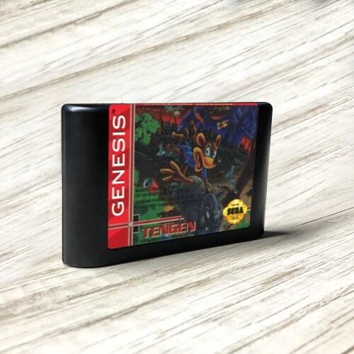 Awesome Possum Kicks Dr. Machinos Butt! - USA Label Flashkit MD Card for Sega Genesis Megadrive Video Game Console