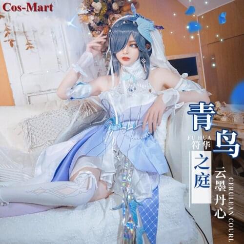Hot Game Honkai Impact 3 Fu Hua Cosplay Costume Fashion Gorgeous Formal Dress Female Activity Party Role Play Clothing S-XL