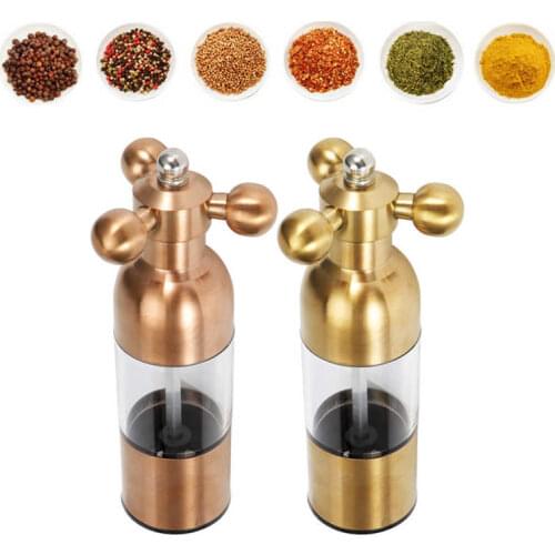 Stainless Steel Pepper Salt Spice Mill Grinder Manual Coffee Grinder Seasoning Grinding Kitchen Tool for Cooking