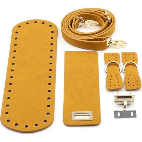 Shoulder Strap Handmade Handbag Bag Set Leather Bag Bottoms Cover With Hardware Accessories For DIY Handbag