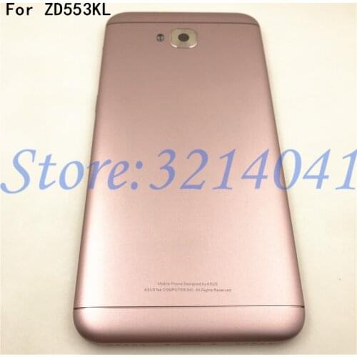 New 5.5" For Zenfone 4 Selfie ZD553KL ZB553KL Battery Cover with Volume Power Button Replacement Back Cover +Logo