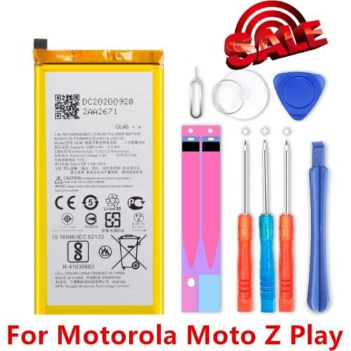 NEW 3510mAh GL40 Battery For Motorola Moto Z Play,Moto Z Play Droid,XT1635,XT1635-03,XT1635-01,SNN5974A XT1635-02~In Stock