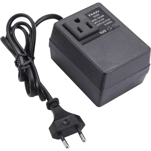 EU plug single phase AC 220V AC220V to 110V converter voltage converter step-down transformer