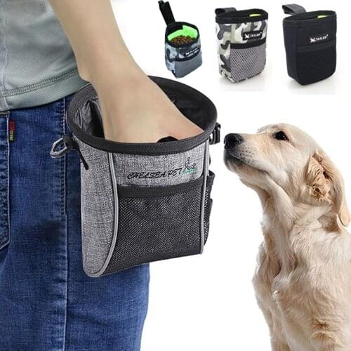 Outdoor Portable Dog Trainings Bag Durable Walking Snack Treat Bags Detachable Puppy Reward Bag Dog Training Supplies For Pet