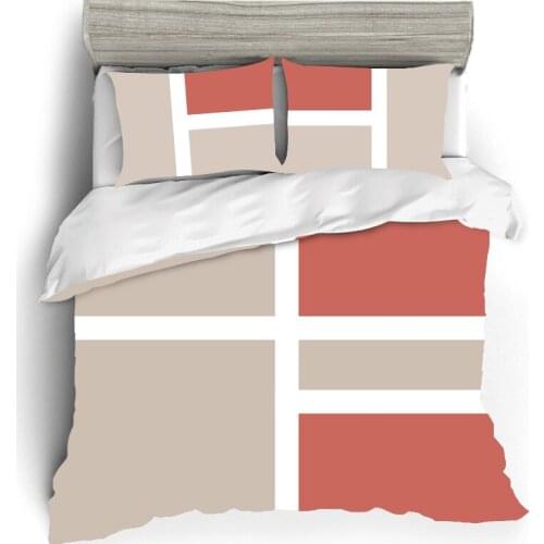 Bed Linen Euro Geometric Pattern Comforter Bedding Sets 3D king Size Bedding Set Luxury Single Bedclothes Bed Sheets Duvet Cover