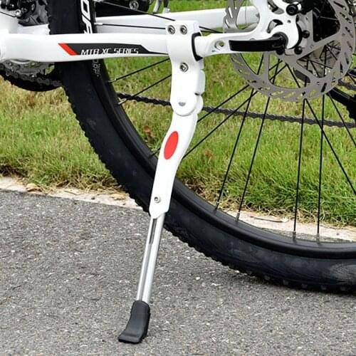 Adjustable Bike Kickstand Mountain Child Bike Support Parking Rack Cycling Stand Non-slip Side Leg Foot Brace Bike Accessories