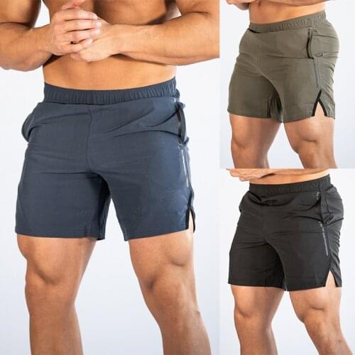 Summer Running Men Shorts Gym Casual Beach Shorts Compress Quick-drying Bodybuilding Joggers Men Workout Gym athletic Sportwear