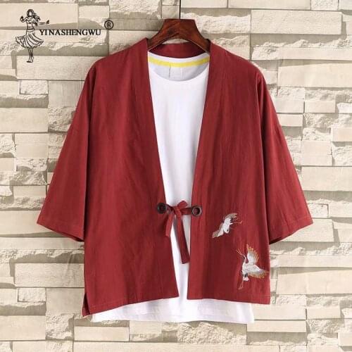 Japanese Traditional Satin Kimono Yukata Vintage Robe Ladies Japan Kimonos Unisex Kimono Cardigan Men Kimono Femme Shirt Coat