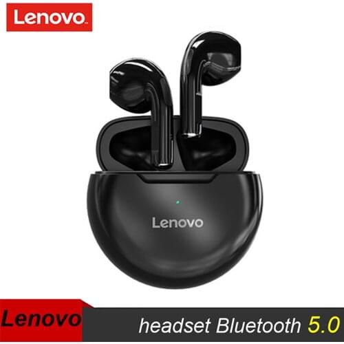 Lenovo HT38 TWS Earphone Wireless Bluetooth Headphones AI Control Mini Headset Stereo bass With Mic Noise Reduction