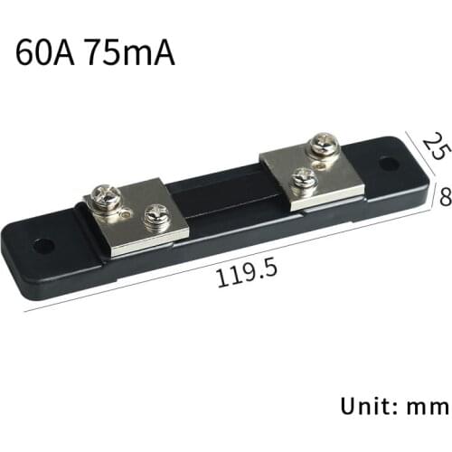 1PCS External Shunt FL-2B 60A/75mV Current Meter Shunt resistor For digital ammeter amp voltmeter wattmeter