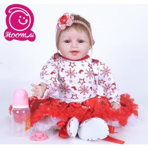 22"55CM Newborn Babe Baby Doll Best Present Realistic Lovely Baby Doll Cloth Fashion Doll Christmas Xmas Gifts LovelyBaby Kid