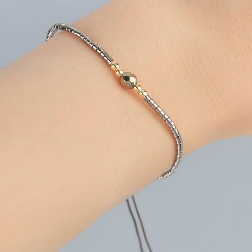 KELITCH Classic Miyuki Friends Beaded Seeds Bracelets Boho Natural Crystal Beads Bracelet Women Adjustable Jewelry 2021