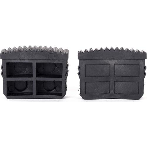 1Pair Black Rubber step ladder feet Anti-Slip Folding Step Ladder Feet Pad Ladder Foot Grip Cover Protector Replacement Tools