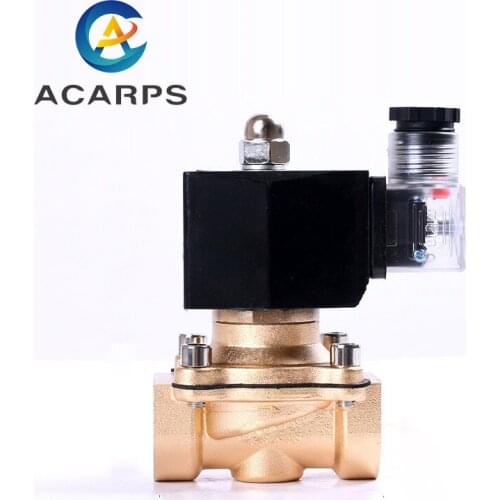 3/4" Normally Closed Brass LPG Natural Gas Solenoid Valve DN20 2 Way Natural gas Solenoid valve