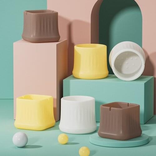 4PCS Thick Silicone Table Chair Non-slip Leg Covers For Stool Legs, Dining Tables, Chair Leg Floor Protectors