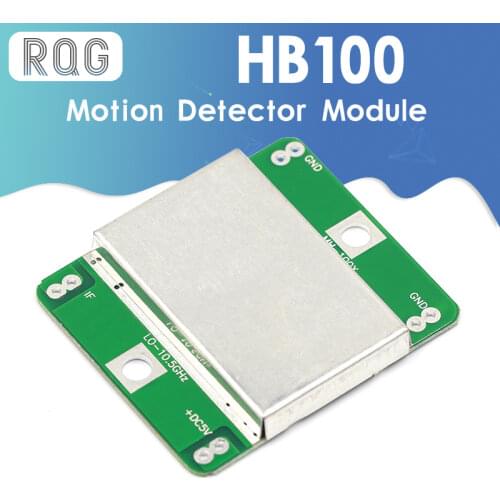 Microwave Doppler Radar Wireless Module Motion Sensor HB100, Microwave Motion Sensor, Motion Detector