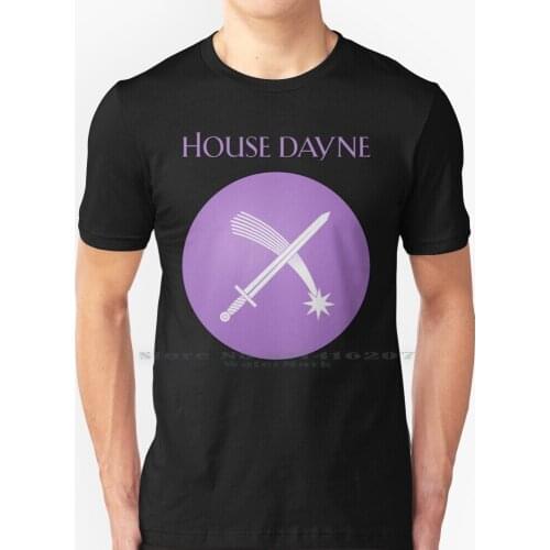 House Dayne Coat Of Arms Heraldry Sigil - A Song Of Ice And Fire T Shirt 100% Pure Cotton Starfall Dorne Sword Of The Morning