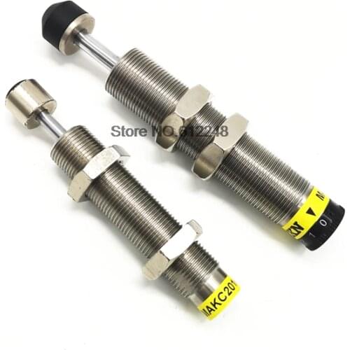 MAS/MAC Stainless Steel Adjustable Speed Pressure Hydraulic Oil Buffer MAS1210 MAS1214 MAS1410 MAS1417 MAS1612 MAS1620 MAS2016