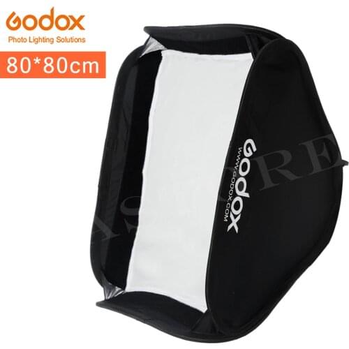 Godox 80x80 cm Softbox Diffuser Reflector for Speedlite Flash Light Professional Photo Studio Flash Fit Bowens 80*80cm Soft Box