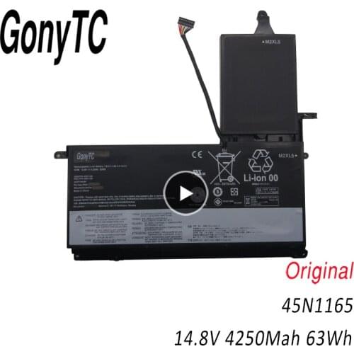 GONYTC 45N1165 45N1166 45N1167 PXD3X2 45N1164 For Lenovo Thinkpad S540 S531 14.8V 4250mAh 63W 4ICP7/64/84