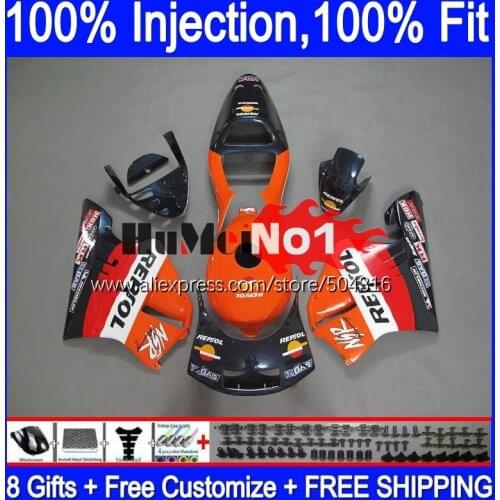 Injection For HONDA NSR250R MC28 1994 1995 1996 1997 1998 1999 133MC.22 NSR 250 250R NSR250 R orange new 94 95 96 97 99 Fairing